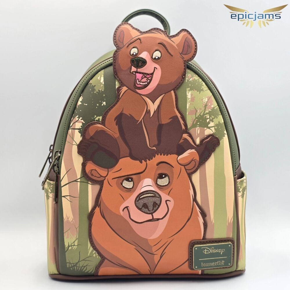 Loungefly Disney Brother Bear Koda & Kenai Mini Backpack New